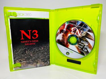 N3 NINETY NINE NIGHTS XBOX 360 X360 - jeux video game-x