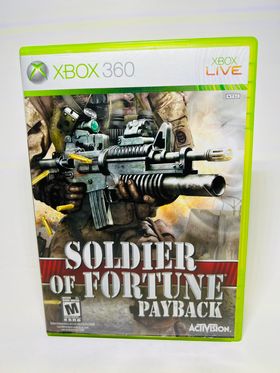 SOLDIER OF FORTUNE PAYBACK XBOX 360 X360 - jeux video game-x
