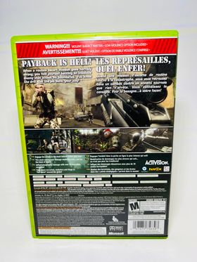 SOLDIER OF FORTUNE PAYBACK XBOX 360 X360 - jeux video game-x