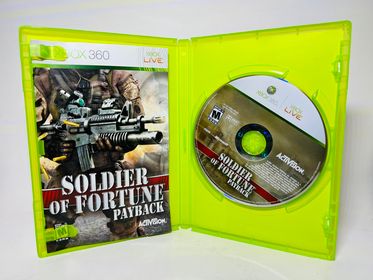 SOLDIER OF FORTUNE PAYBACK XBOX 360 X360 - jeux video game-x