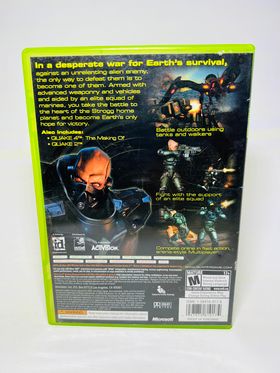 QUAKE 4 XBOX 360 X360 - jeux video game-x