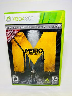 METRO: LAST LIGHT LIMITED EDITION XBOX 360 X360 - jeux video game-x