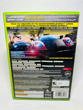 NEED FOR SPEED: NFS HOT PURSUIT Limited Edition XBOX 360 X360 - jeux video game-x