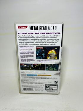 METAL GEAR ACID PLAYSTATION PORTABLE PSP - jeux video game-x