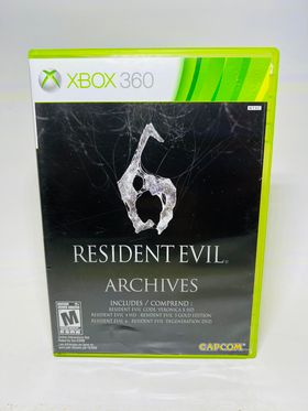 RESIDENT EVIL 6 ARCHIVES XBOX 360 X360 - jeux video game-x