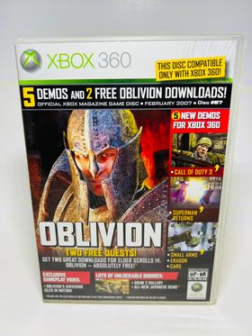 OFFICIAL XBOX MAGAZINE DEMO DISC 67 XBOX 360 X360 - jeux video game-x