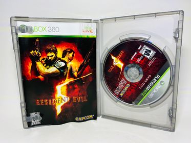 RESIDENT EVIL 5 PLATINUM HITS XBOX 360 X360 - jeux video game-x