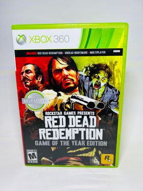 RED DEAD REDEMPTION GAME OF THE YEAR EDITION GOTY XBOX 360 X360 - jeux video game-x