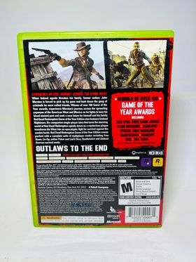 RED DEAD REDEMPTION GAME OF THE YEAR EDITION GOTY XBOX 360 X360 - jeux video game-x