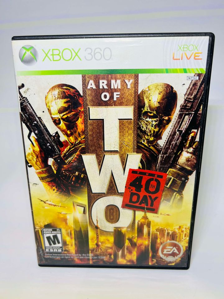 ARMY OF TWO: THE 40TH DAY XBOX 360 X360 - jeux video game-x