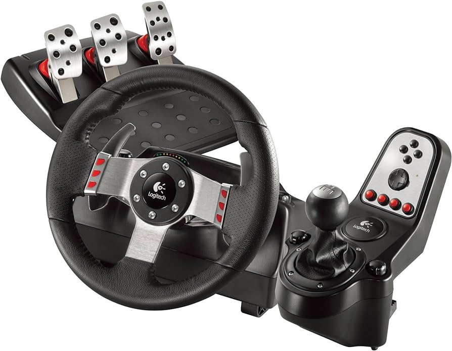 VOLANT DE COURSE LOGITECH G27 Racing wheel PC PS2 PS3 EN MAGASIN SEULEMENT - jeux video game-x