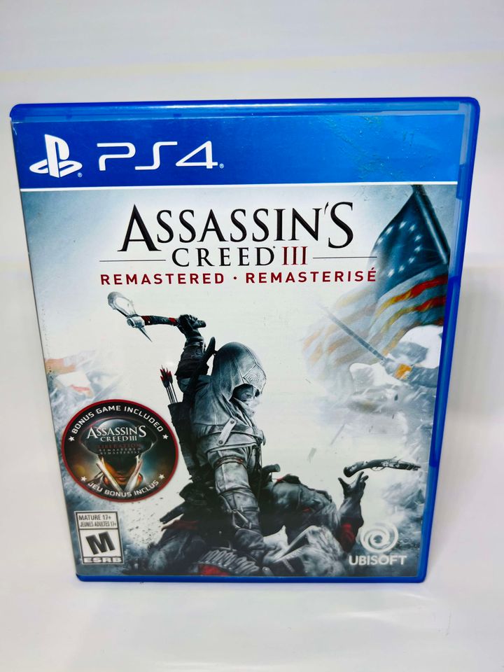 ASSASSIN'S CREED REMASTERED III 3 PLAYSTATION 4 PS4 - jeux video game-x