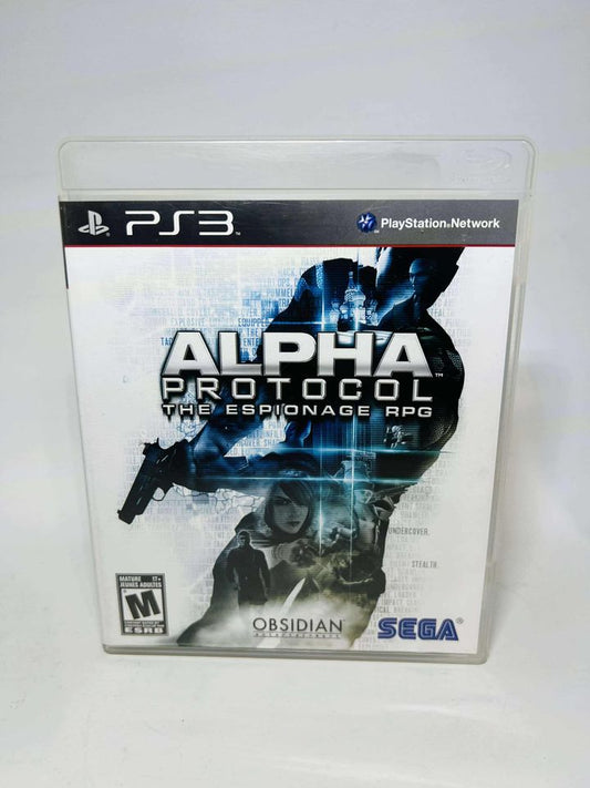 ALPHA PROTOCOL PLAYSTATION 3 PS3 - jeux video game-x