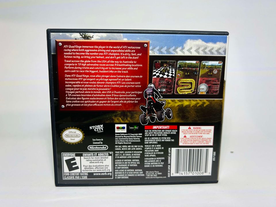 ATV Quad Kings NINTENDO DS - jeux video game-x