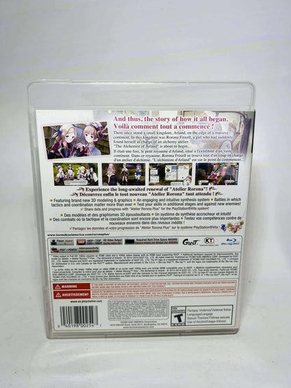 Atelier Rorona Plus: The Alchemist Of Arland PLAYSTATION 3 PS3 - jeux video game-x