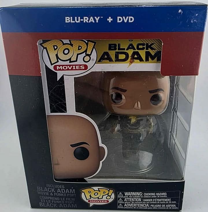 Funko Pop! Black Adam Blu Ray + Dvd jeux video game-x
