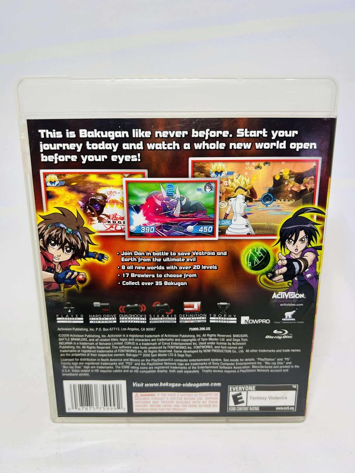 BAKUGAN BATTLE BRAWLERS PLAYSTATION 3 PS3 - jeux video game-x