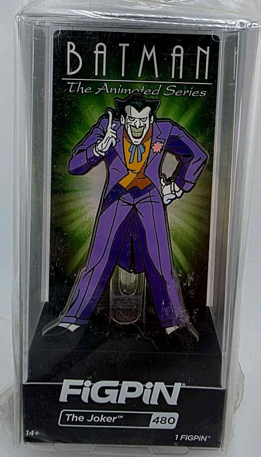 FiGPiN Batman Animated Series, Enamel Pin, The joker 480 jeux video game-x