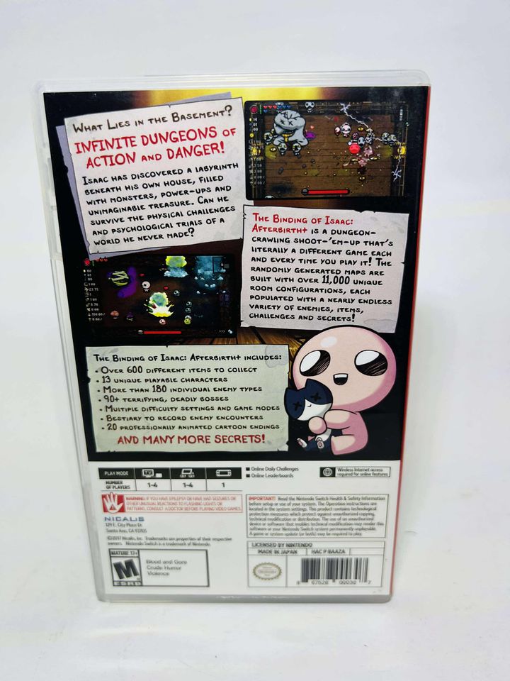 The Binding of Isaac: Afterbirth+ NINTENDO SWITCH - jeux video game-x