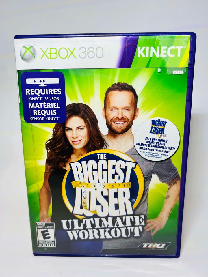 THE BIGGEST LOSER: ULTIMATE WORKOUT XBOX 360 X360 - jeux video game-x