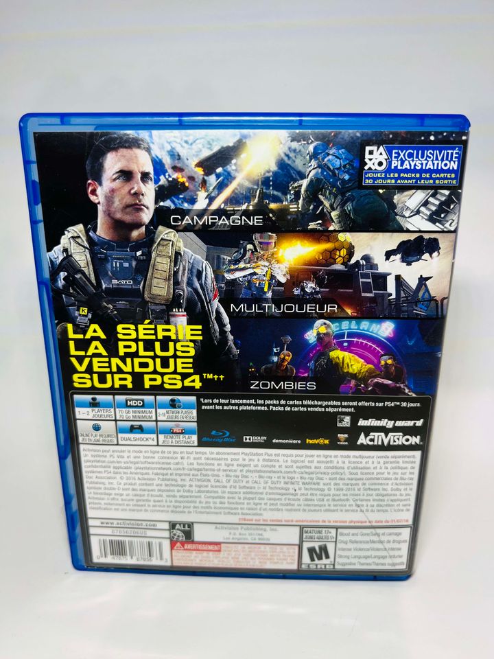 CALL OF DUTY INFINITE WARFARE PLAYSTATION 4 PS4 - jeux video game-x