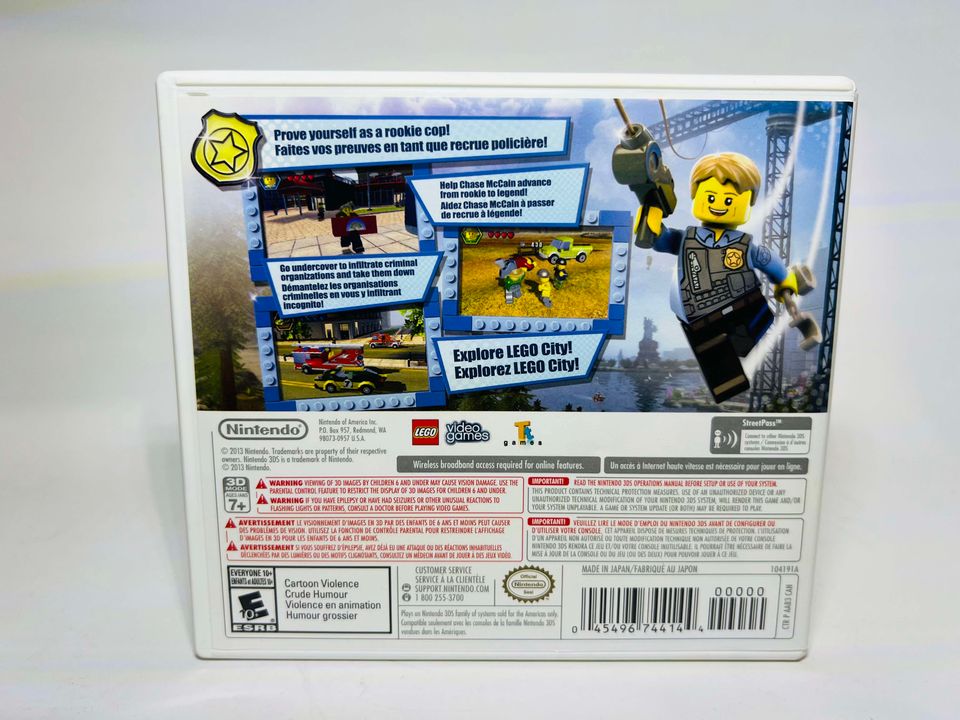 LEGO CITY UNDERCOVER: THE CHASE BEGINS Nintendo select NINTENDO 3DS - jeux video game-x