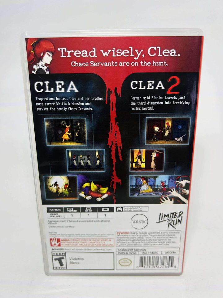 Clea: Complete Collection LIMITED RUN GAMES LRG NINTENDO SWITCH - jeux video game-x