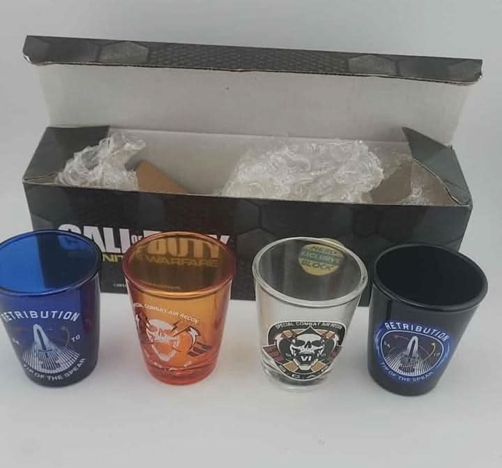 Call of Duty: Infinite Warfare Shot Glasses | Set of 4 | 2 FL Oz jeux video game-x