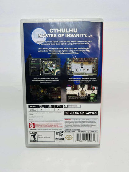 Cthulhu Saves Christmas Limited Run Games LRG # 088 Nintendo Switch - jeux video game-x