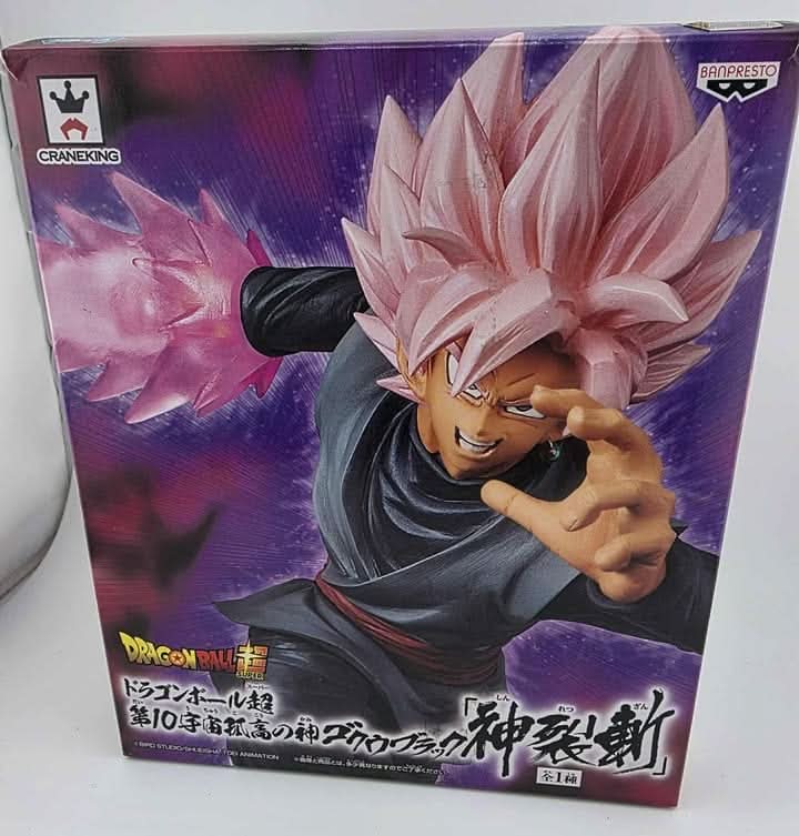 Figurine Banpresto Dragon Ball Super God Split Cut Goku Black Action Figure jeux video game-x