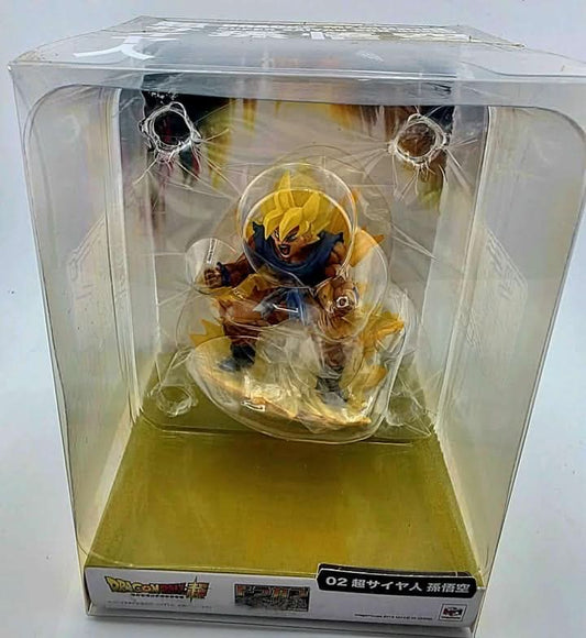 Figurine Dragon Ball Dracap Memorial Statue 02: Super Saiyan Son Goku jeux video game-x