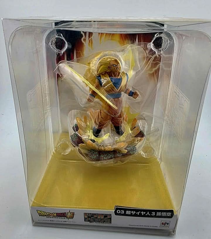 Figurine Dragon Ball Dracap Memorial Statue 03: Super Saiyan 3 Son Goku jeux video game-x