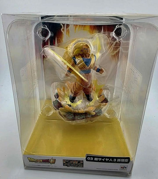 Figurine Dragon Ball Dracap Memorial Statue 03: Super Saiyan 3 Son Goku jeux video game-x