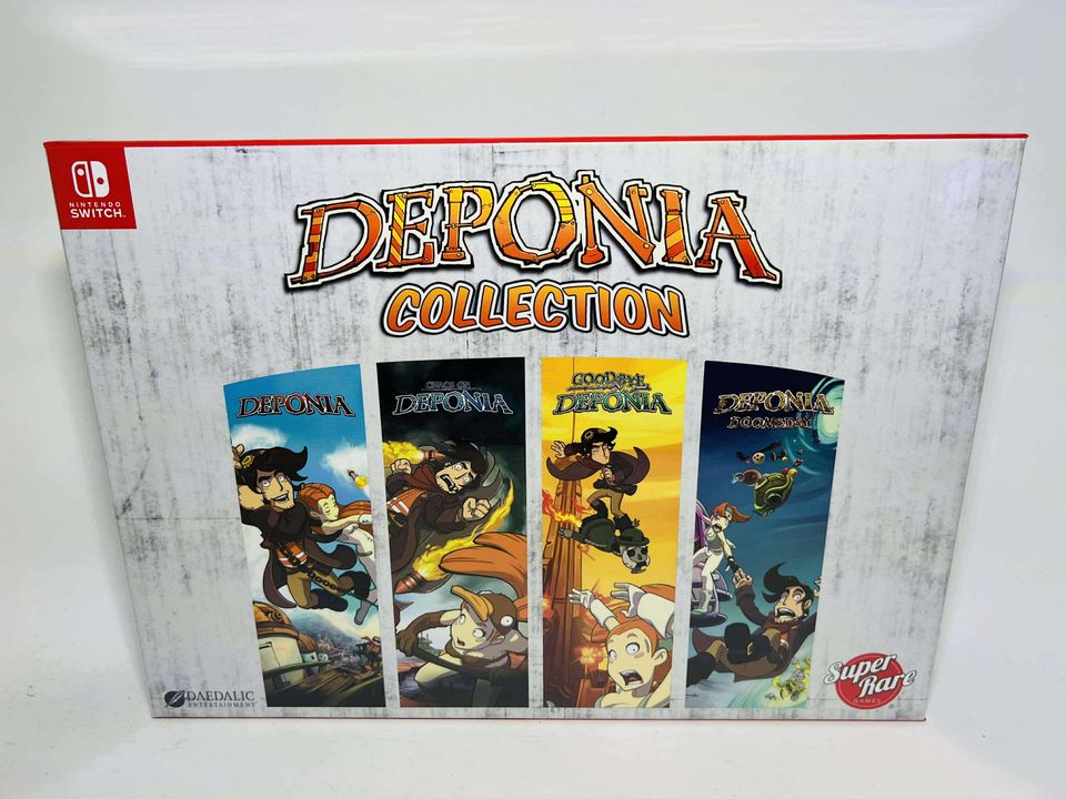 Deponia Collection Collector's Edition SUPER RARE GAMES SRG #57 #CE9 PAL IMPORT JSWITCH