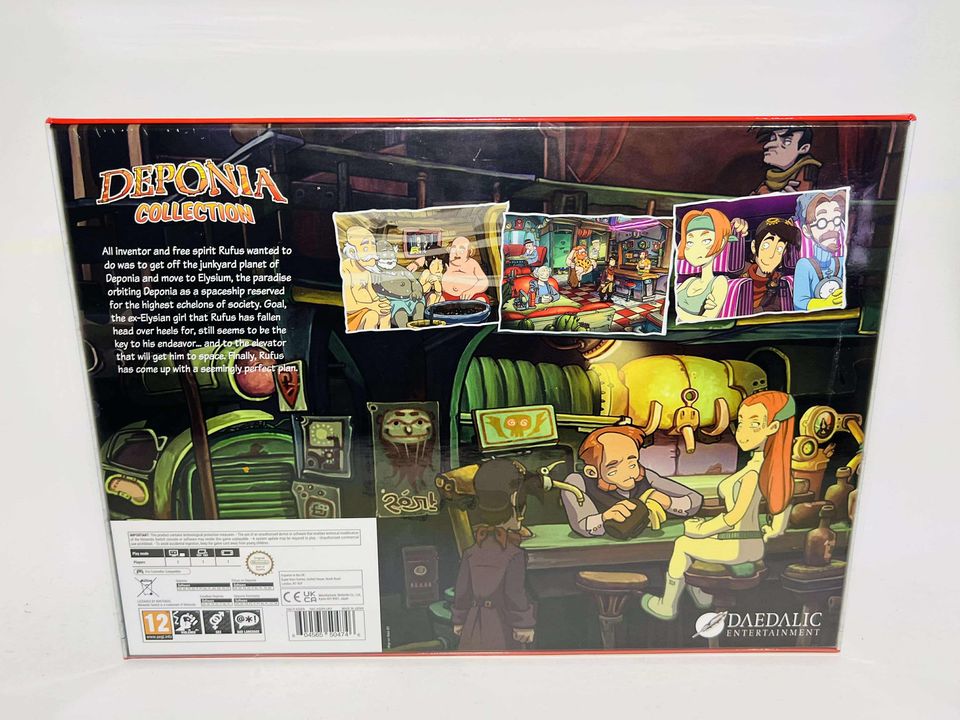 DEPONIA deals COLLECTION COLLECTOR’S EDITION Super Rare Games Nintendo Switch New