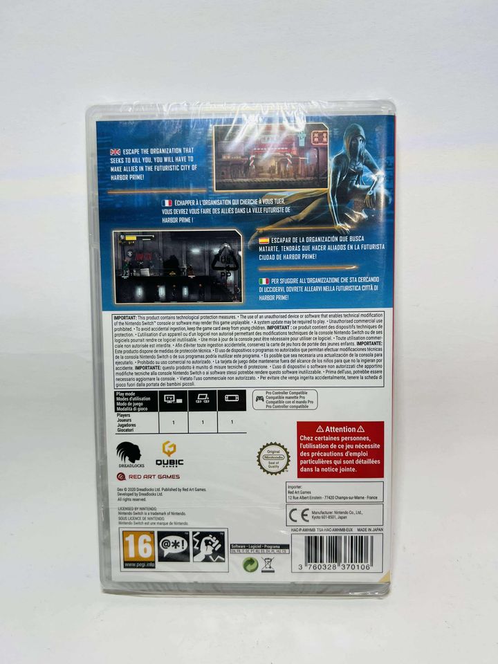 Dex  PAL IMPORT JSWITCH - jeux video game-x