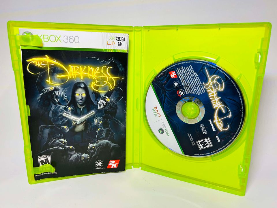 THE DARKNESS XBOX 360 X360 - jeux video game-x