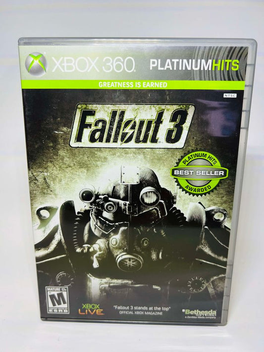 FALLOUT 3 PLATINUM HITS XBOX 360 X360 - jeux video game-x