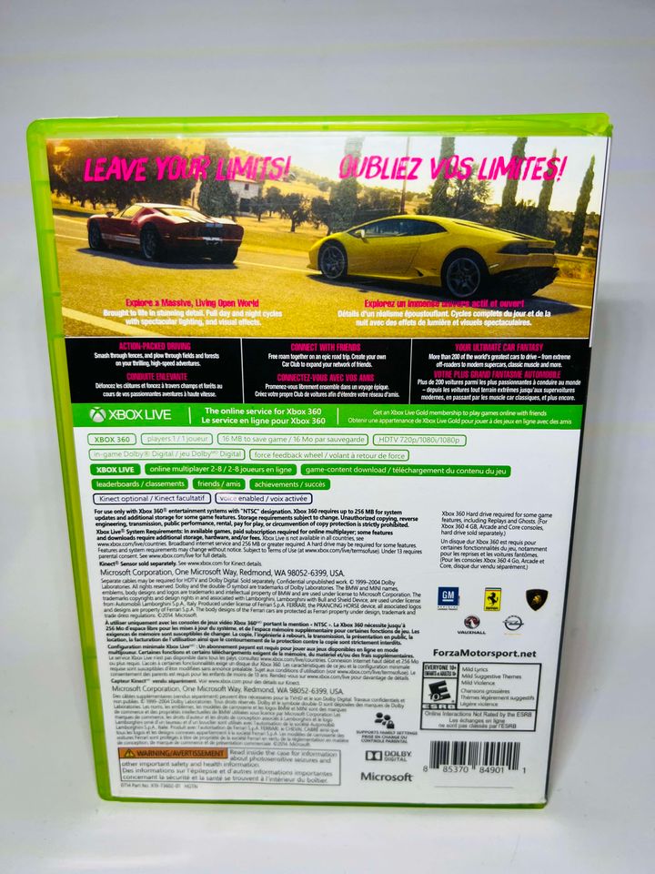 FORZA HORIZON 2 XBOX 360 X360 - jeux video game-x