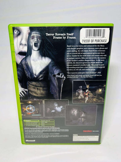 FATAL FRAME XBOX - jeux video game-x