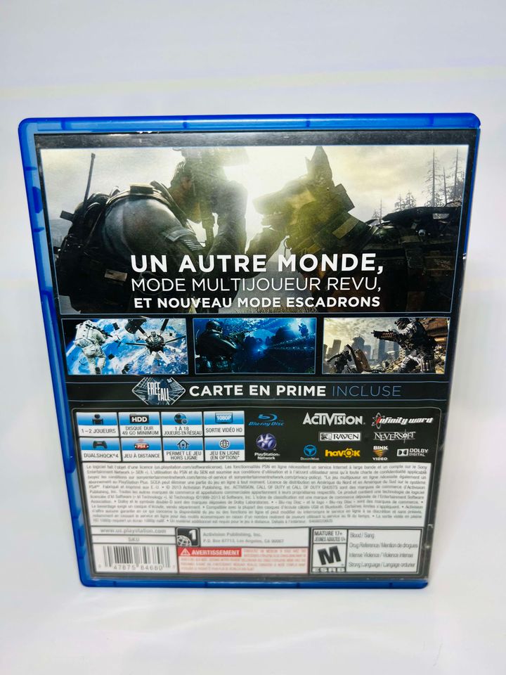 CALL OF DUTY GHOSTS PLAYSTATION 4 PS4 - jeux video game-x