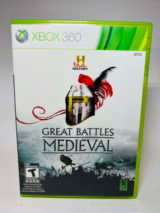 History Great Battles Medieval XBOX 360 X360 - jeux video game-x