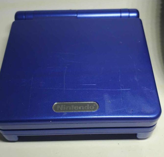 CONSOLE NINTENDO GAMEBOY ADVANCE GBA SP BLEU COBALT MODEL AGS-001 SYSTEM - jeux video game-x