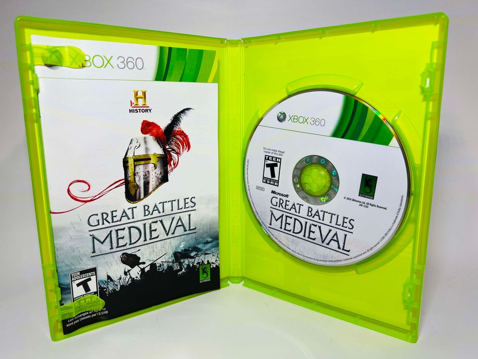 History Great Battles Medieval XBOX 360 X360 - jeux video game-x