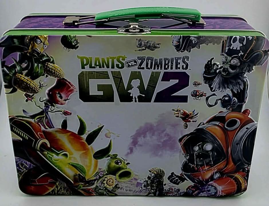 DPI Nerd Block Exclusive Plants Vs. Zombies GW2 Tin Lunch Box jeux video game-x