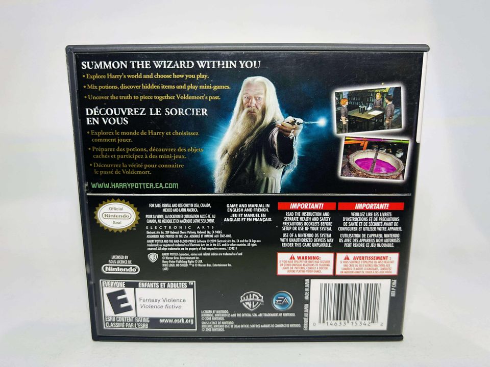 HARRY POTTER AND THE HALF-BLOOD PRINCE NINTENDO DS - jeux video game-x