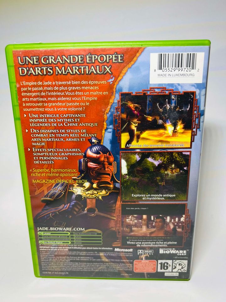 JADE EMPIRE PAL IMPORT JXBOX - jeux video game-x