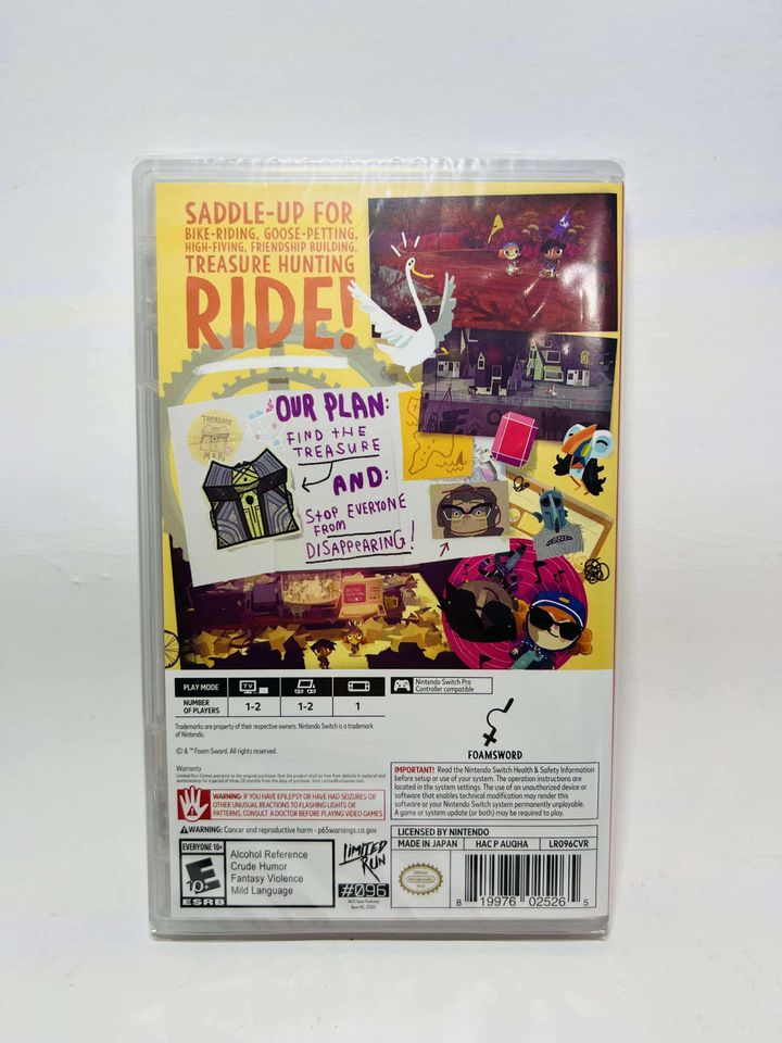 Knights and Bikes LIMITED RUN LRG #096 NINTENDO SWITCH - jeux video game-x