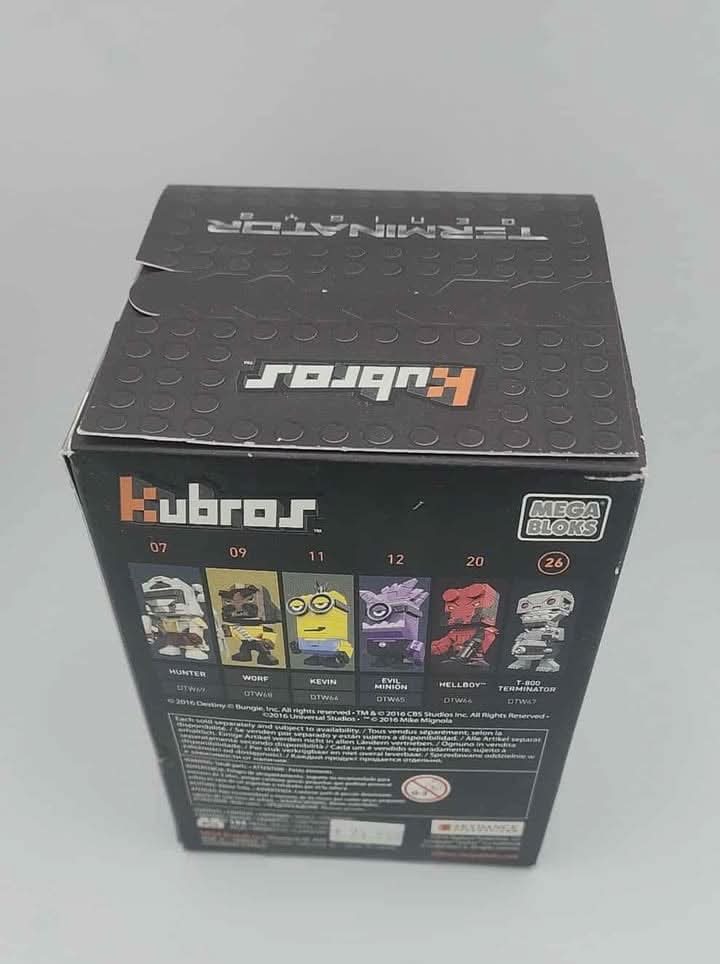 Figurine Mega Bloks Kubros Terminator Genesys T-800 Terminator jeux video game-x