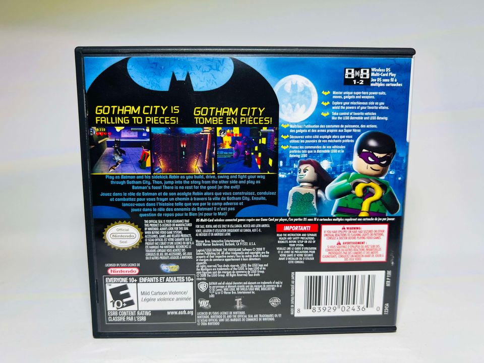 LEGO BATMAN THE VIDEOGAME NINTENDO DS - jeux video game-x